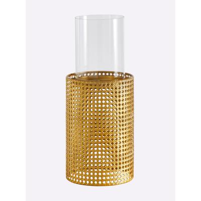 Windlicht HEINE HOME, gold (antikgoldfarben), B:20cm H:43,5cm T:20cm, Kerzenhalter Image