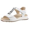 Sandalette ARA "OSAKA-S", Damen, Gr. 43, weiß, Glattleder, unifarben, sportlich, Schuhe, Sommerschuh, Sandale, Keilabsatz, in Komfortweite H (sehr weit)