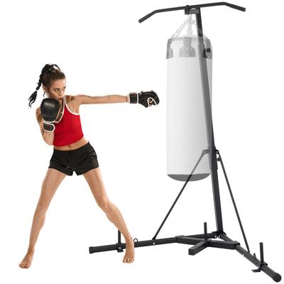 VEVOR Heavy Bag Stand Foldable Boxing Bag Stand Steel Sandbag Rack Freestanding for Home and Gym Fitness.