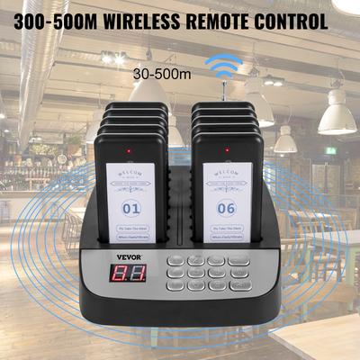 VEVOR F100 Restaurant Pager System，for Church, Nurse,Hospital & Hotel