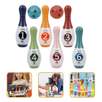 Children Bowling Toys Kids Bowling Pin Bowling Ball Set Outdoor Indoor Sports Games Toys