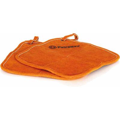 Petromax - 2er-Set Topflappen Aramid feuer- und hitzebeständig rot-orange 25,5x25,5x1,5 cm