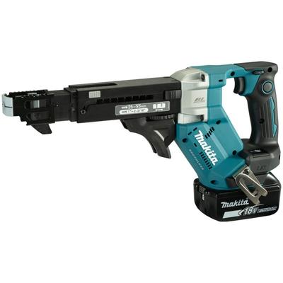 Makita - Akku-Magazinschrauber DFR551RTJ 18V, 0-6.000 min 2x 5, 0Ah + Lader