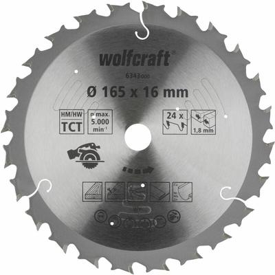 Wolfcraft - Kreissägeblatt ø 165 mm, Bohrung ø 16 mm Hartmetall Sägeblatt Image