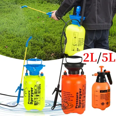 2L/ 5L Hand Pressure Sprayer Air Pressure Pump Sprayer for Garden Irrigation Gardening Tools Watering Can Mist Nozzle for Lawn