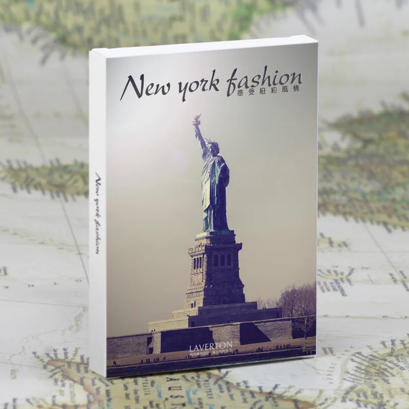 30 Blatt/Los machen Sie eine Reise nach New York Postkarte ins Stil Reise landschaft Fotografie Grußkarten Mode Geschenk Image