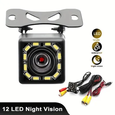 Camecho Fahrzeug Rückfahr kamera wasserdichte Auto Rückfahr kamera 170 ° Weitwinkel 12 LED Nacht Visionen Backup Rückwärts parken kam