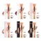 Laker ain Text marker Mehrzweck Make-up Stift erröten Kontur Stift Schwamms pitze Perl glanz glänzend aufhellend Beauty Stick Kosmetik