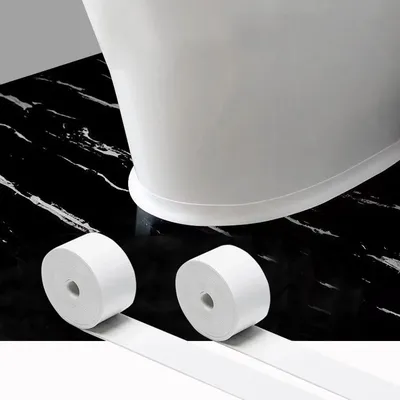 Dichtungsband, wasserdicht, selbstklebend, weiß, Toilettenstreifen, Dichtungsmittel, Image