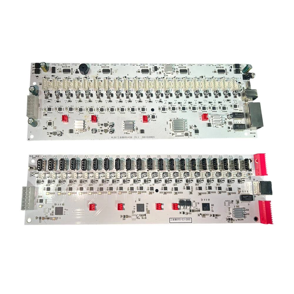 Équipement de contrôle de groupe de téléphone portable, carte mère Ethernet OTG, connexion USB, commutateur indépendant, carte mère de ferme USB pour Smartphone
