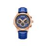 Heritor Automatic Mens Apostle Vitreous Enamel Dial Watch - Blue Stainless Steel - One Size | Heritor Automatic Sale | Discount Designer Brands