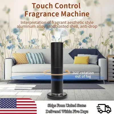 Wifi Perfume Aroma Diffuser Metal Column Air Purifier Electric Smell for Home Essential Oil Auto