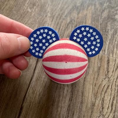 Disney Other | 5/$25 +Bundle Sale | Brand New Patriotic Disney Antenna | Color: Blue/Red | Size: Os