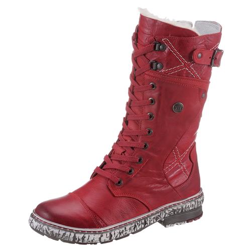 Winterstiefel KRISBUT Gr. 36, Varioschaft, rot (rot, used) Damen Schuhe