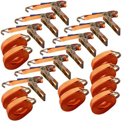 BFO - 10 x Spanngurt Zurrgurte 8m 5t ( 2500 / 5000 daN, kg ) Zweiteilig 50mm Image
