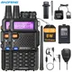 1/2X Baofeng UV-5R 8W Tri-Power Walkie Talkie Dual Band ad alta potenza a lungo raggio 128CH portatile UV 5R Ham radio bidirezionale
