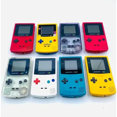 Original GBC Spielkonsole Game Boy Colorul Griff Spiel nostalgischen karte handheld fall Image