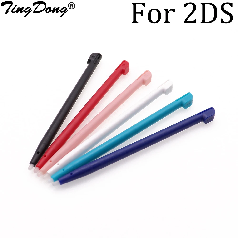 TingDong 6 Stück mobiler Touch-Stift, Touchscreen-Bleistift für 2DS-Steckplätze, Hartplastik-Eingabestift für Nintendo 2DS-Konsole
