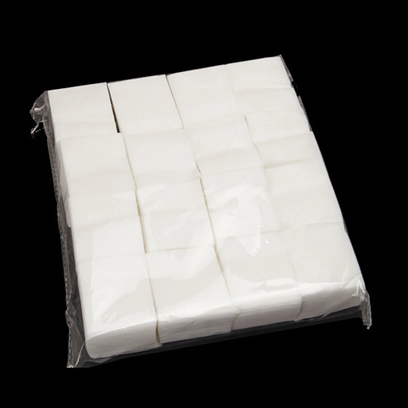 1200 teile/beutel Einweg-Make-up-Watte pads wischen fussel freie weiche Reinigungs mittel entferner Wickel papier Augenbrauen lippe Microb lading Zubehör Image