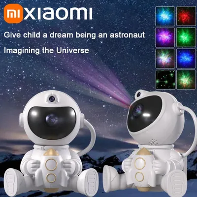 Xiaomi Galaxy Stern Projektor Astronaut Raum Projektor Lampe Dekoration Schlafzimmer Sternen Nebel Decke Hause Dekorative Kinder Geschenk