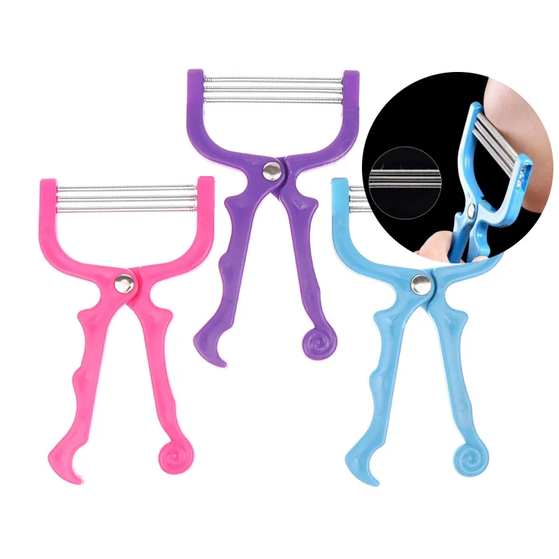 Frauen Epilierer Mini Gesichts Haar Entferner Sicher Handheld Frühling Threading Gesicht Defeatherer für Wange Augenbraue DIY Make-Up Schönheit Werkzeug Image