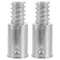 2pcs Threaded Tip Replacement Broom Handle Household Clean Tool for Extension Pole Adapter