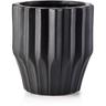 Vaso Da Fioriera Nero Yvonne 15,5xh16,5cm