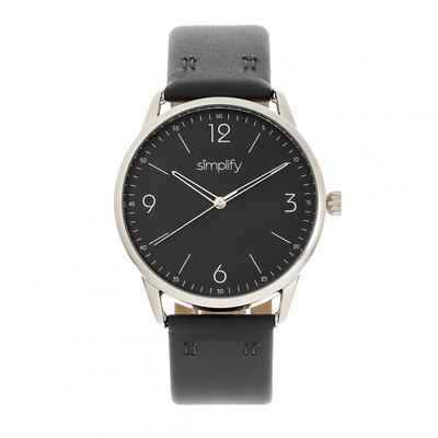 Vereinfachen Sie die 6300 Lederarmbanduhr Image