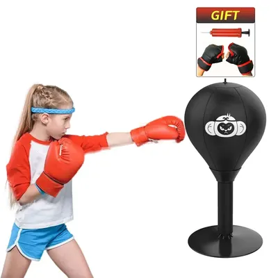 Boxsack Boxen Desktop Speed Ball Saugnapf Stress Buster Desktop Boxen Stanzen Ball Saugnapf Stress