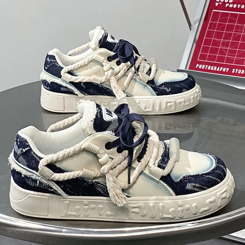 Neue Ankunft Designer Straße Sneaker Herrenmode Sportschuhe Mann Graffiti Persönlichkeit Sneaker Fancy Skateboard Hip Hop Schuhe