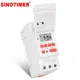SINOTIMER 30A Carico 220V 230V AC Programmabile Settimanale TIMER Digitale INTERRUTTORE di Controllo del Relè di Tempo di 7 Giorni Auto SU OFF Montato Su Guida Din