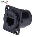 Modulo tipo D cavo presa RJ45 connettore segnale femmina Cat6 adattatore per interfaccia di estensione Ethernet di rete per montaggio a pannello