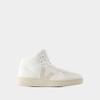 Sneakers V-15 - Veja - Leder - Naturweiß