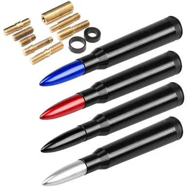 Universal Vehicle Antenna Replacement AM FM Roof Mount Car Radio Antenna Mast Carbon Fiber Short Radio Antenna