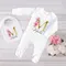 Personalized Baby Bib & Bodysuit 2pcs Infant Bibs and Romper Set Newborn Coming Home Hospital Outfit