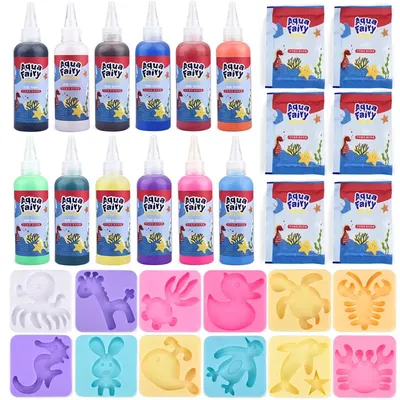 Kids Handmade DIY Craft Painting Stickers Montessori Education Origami Magic Water Elves Kit Set