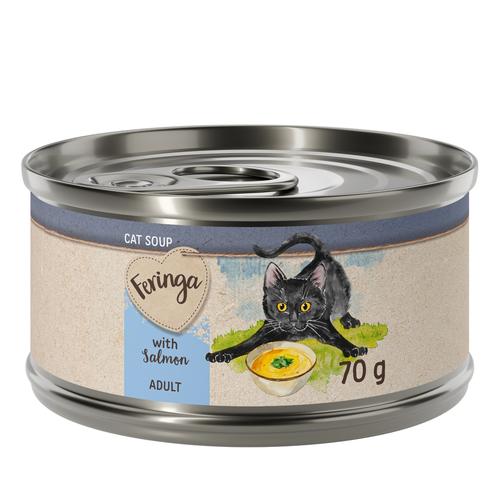 Sparpaket Feringa Katzensuppe 24 x 70 g - Lachs