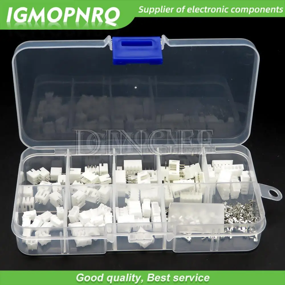 230 Teile/los PH2.0 2p 3p 4p 5 pin 2,0mm Pitch Terminal Kit Gehäuse Pin Header JST Stecker draht Adapter PH Kits für 3D drucker Image