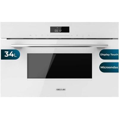 Cecotec Bolero Hexa MW703800 Glas Weiß Integrierter Mikrowellenherd. 1450W, 34L de Kapazität, Image