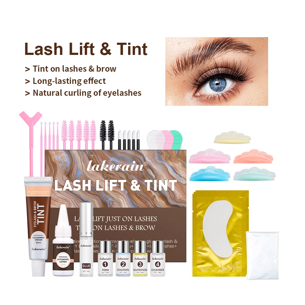 Kit di sollevamento ciglia ciglia semipermanenti accessori per ciglia Kit di laminazione per sopracciglia arricciacapelli kit di trucco per ciglia Kit di laminazione