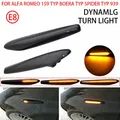 Coppia luci di posizione laterali dinamiche a LED freccia indicatori di direzione lampeggianti per Alfa Romeo 159 / 159 Sportwagon / Boera / Spider tipo 939