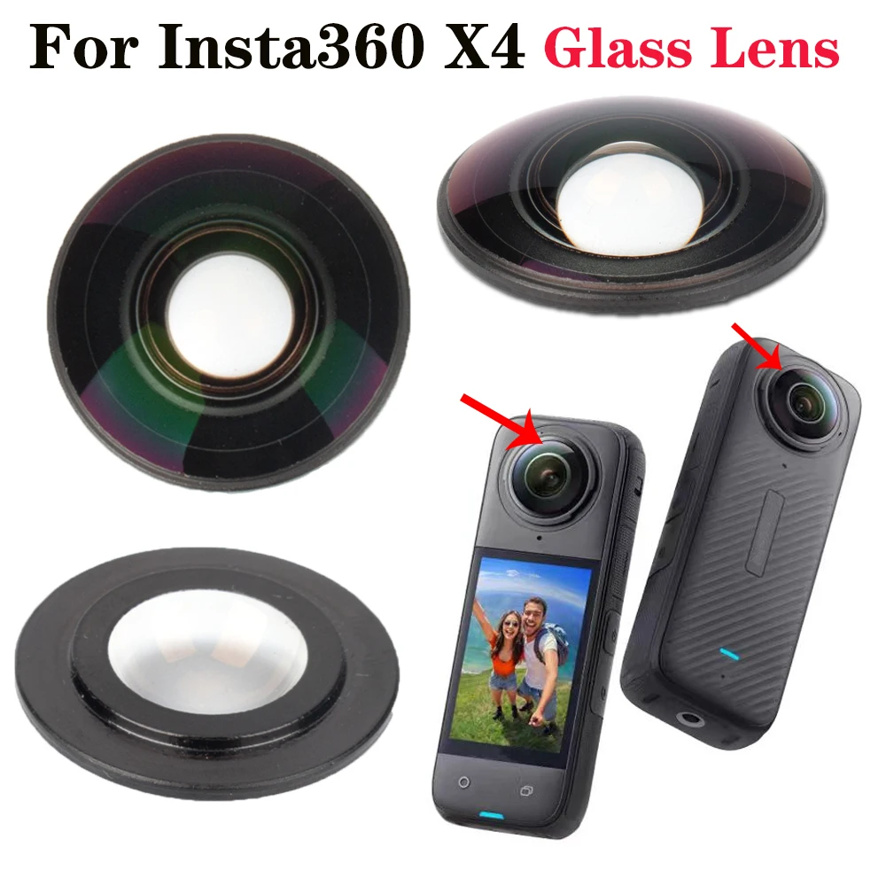 Kamera für insta360 x4 Ersatz linsen glas für insta 360 x4 Action Kamera Glas linse und Metall O Kreis Ring Ersatzteile Image