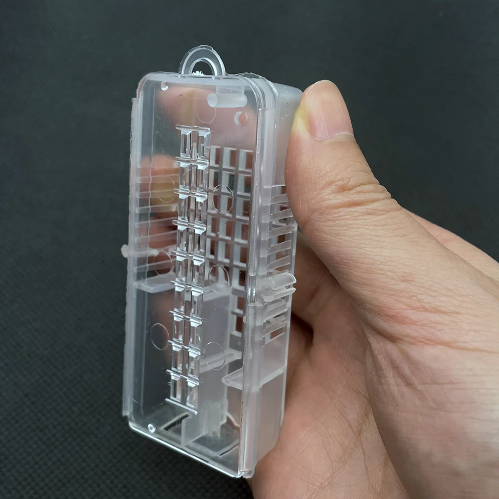 10 Stück Imkerei Kunststoff Transport käfig Biene Insektary Box Mailing vorstellen neue Königin Travelling Inspektion Versand fänger Image