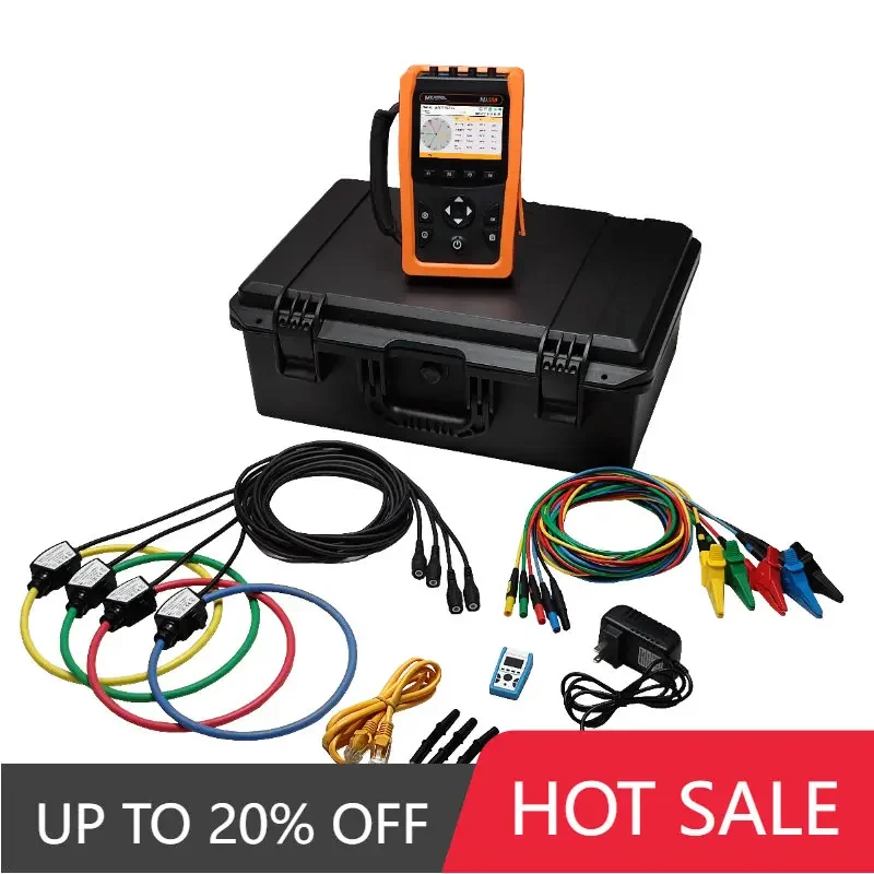 MEATROL Mi550 Stromzähler 32 GB Leistungsdatenlogger Energiezähler Leistungsqualitätsanalysator Image