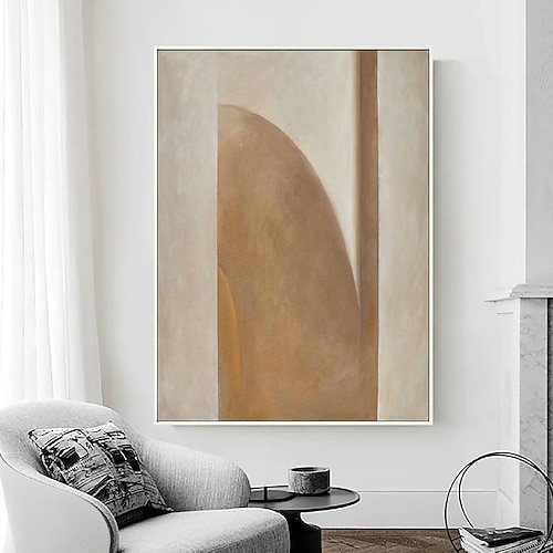 abstrakte Gemälde handgemachte strukturierte Acrylmalerei moderne Wandkunst Ölgemälde handgemaltes Kunstwerk Folie braun Ölgemälde für Wohnzimmer Büro Wanddekoration blaue Malerei Image