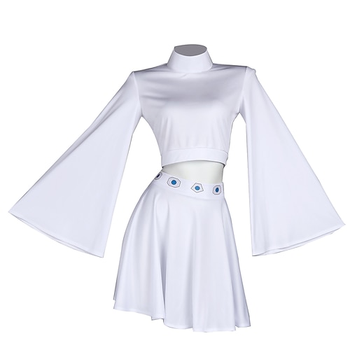 Galaxy Battlefront Prinzessin Leia Organa von Alderaan Cosplay Kostüm Outfits Cosplay-Kostüm for Damen Erwachsene Karneval Party / Abend Junggesellinnenabschiedsparty Image