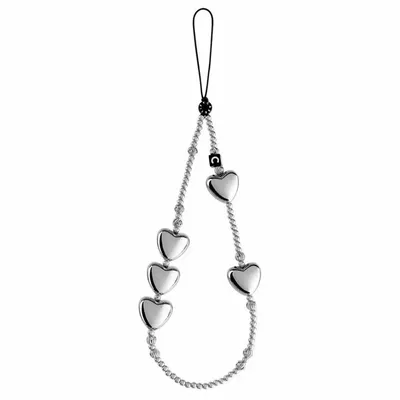 Love Alloy Anti Loss Cellphone Lanyard Handheld Diagonal Cross Handle Fashion Chain Mobile Phone