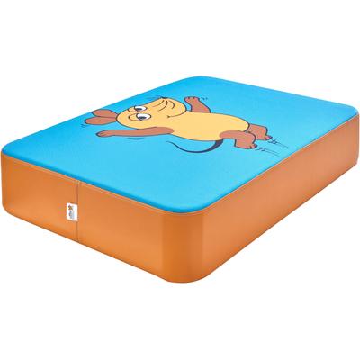 Weichbodenmatte "Hüpfpolster S orange, Die Maus, Maus", bunt (orange maus), HIPP-HOPP - DAS HÜPFPOLSTER, Sportmatten, Kinder, B/H/L: 70cm x 17cm x Länge}, Hüpfmatte; 97x70x17 cm; Made in Germany, B:70cm H:17cm L:97cm