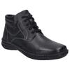 Winterboots JOSEF SEIBEL "New Anvers 35", Herren, Gr. 44, schwarz, Leder, casual, Schuhe, Winterstiefel, Schnürstiefel, Boots in Weite K (extraweit)