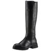 Stiefel GABOR, Damen, Gr. 41, Normalschaft, schwarz, Kalbsleder, Textil, unifarben, klassisch, Schuhe, Blockabsatz, Langschaftstiefel mit bequemer Best Fitting-Ausstattung